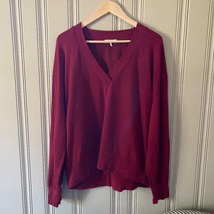 Rag & Bone Burgandy Knit Pullover, XL